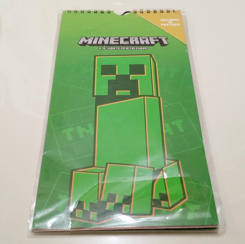 NIP Minecraft 2018 Collectible 16-Month Calendar